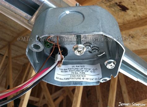 outdoor ceiling fan junction box|ceiling fan outlet boxes.